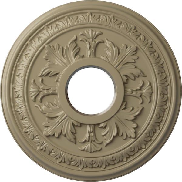 Ekena Millwork Baltimore Ceiling Medallion (Canopies up to 5 1/2"), 15 3/8"OD x 4 1/4"ID x 1 1/2"P, Gobi Desert CM15BAGDF - main